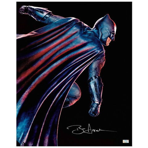 Ben Affleck Autographed Batman vs Superman Dawn of Justice 16x20 Art Photo