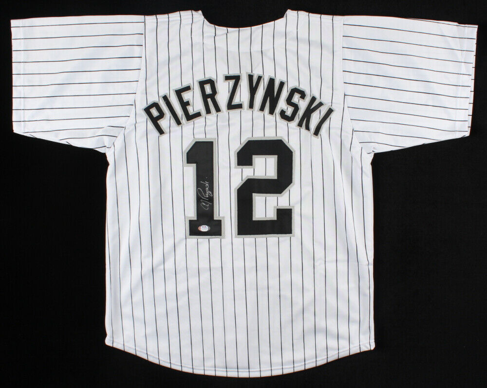 A. J. Pierzynski Chicago White Sox Autographed Pinstripe Custom