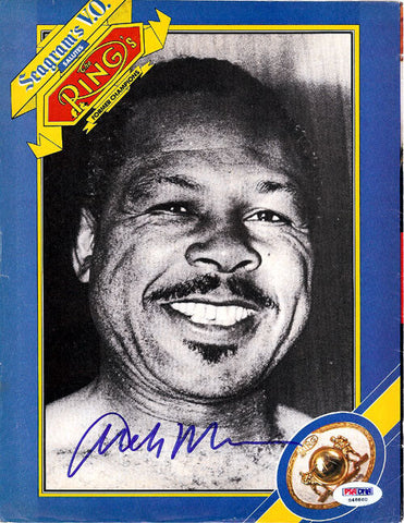 Archie Moore Autographed Signed Magazine Page Photo PSA/DNA #S48860