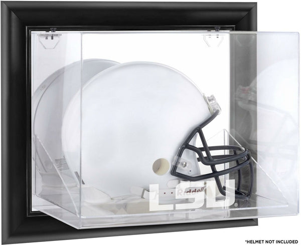 LSU Tigers Black Framed Wall Helmet Display Case Fanatics Authentic Certified