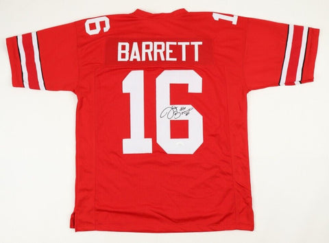 J.T. Barrett Signed Ohio State Buckeyes Jersey (JSA) 38-6 Career Record at Q.B.