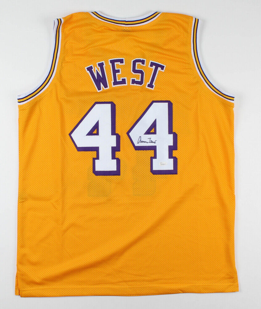 Los Angeles Lakers Jerry West Autographed Signed Jersey Jsa Coa
