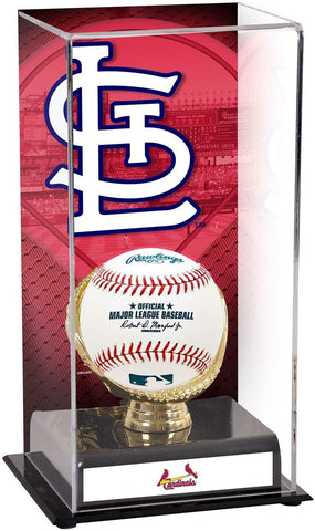 St. Louis Cardinals Sublimated Display Case with Image