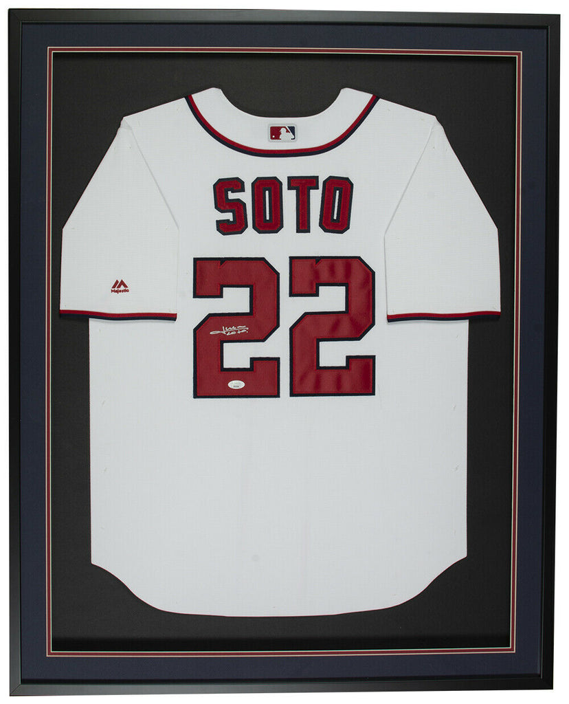 Juan Soto Autographed Washington Nationals Majestic Baseball