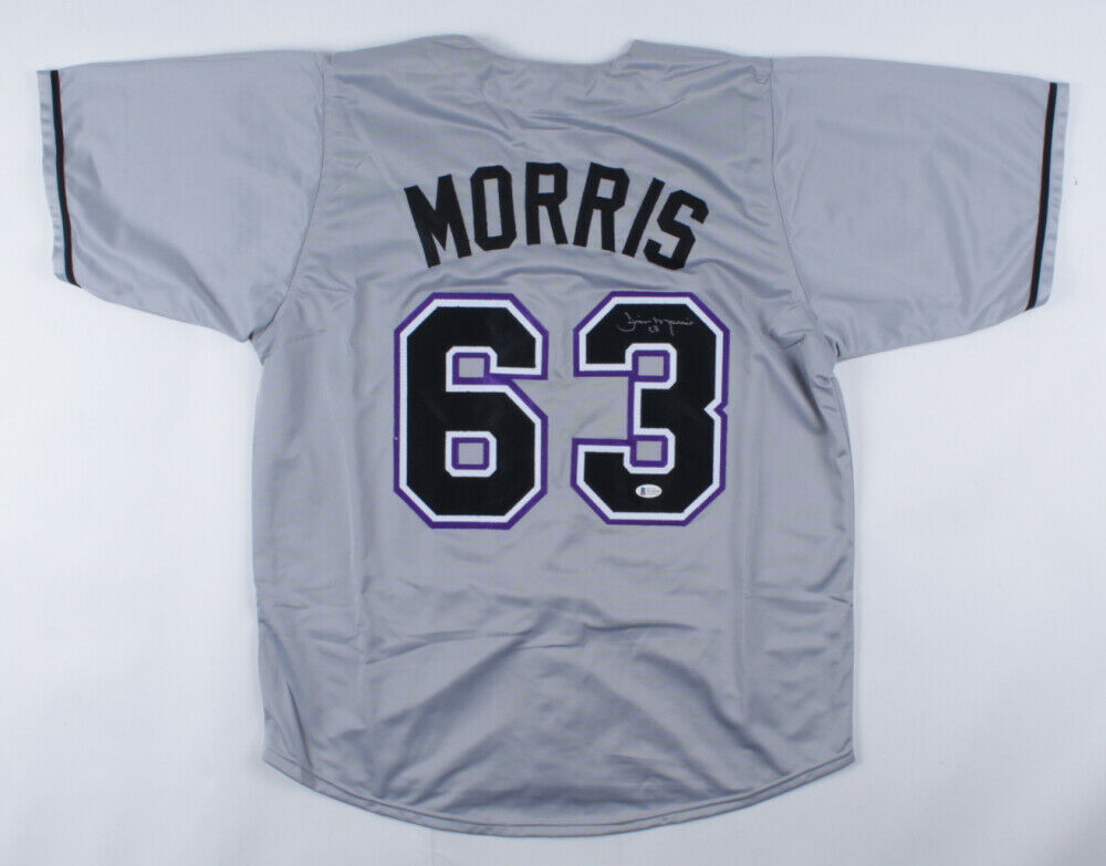 Jim Morris Signed The Rookie Jersey (Beckett COA) Tampa Bay Rays