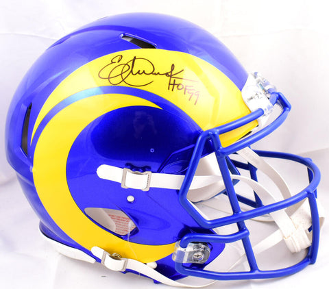 Eric Dickerson Signed Rams F/S 2020 Speed Authentic Helmet w/HOF-Beckett W Holo
