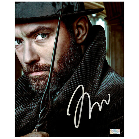 Jude Law Autographed Fantastic Beasts Where to Find Them Dumbledore 8x10 Photo