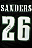 Miles Sanders Autographed Black Pro Style Jersey - JSA W Auth *2
