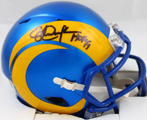 Eric Dickerson Signed Los Angeles Rams Speed Mini Helmet w/HOF-Beckett W Holo