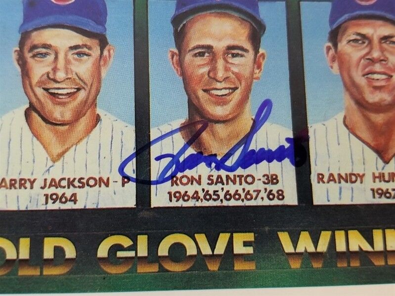 Ron Santo Autographed Hall of Fame Jersey
