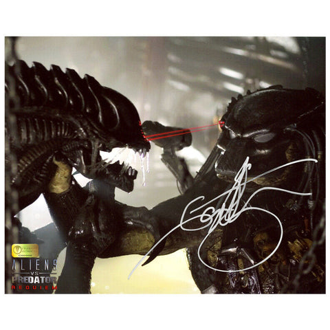 Ian Whyte Autographed AVP: Aliens vs Predator Requiem Strike 8x10 Photo