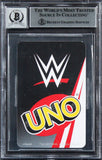 Kofi Kingston Authentic Signed UNO Playing Card Card Auto 10! BAS Slabbed 2
