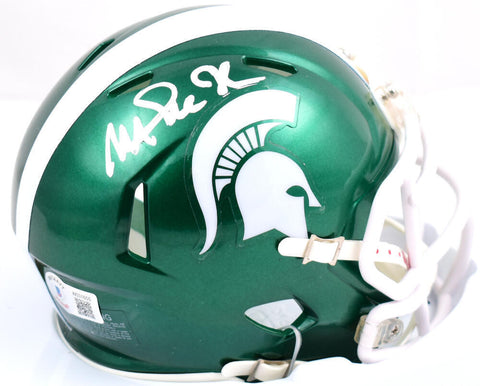 Magic Johnson Signed Michigan State Flash Speed Mini Helmet - Beckett W Hologram