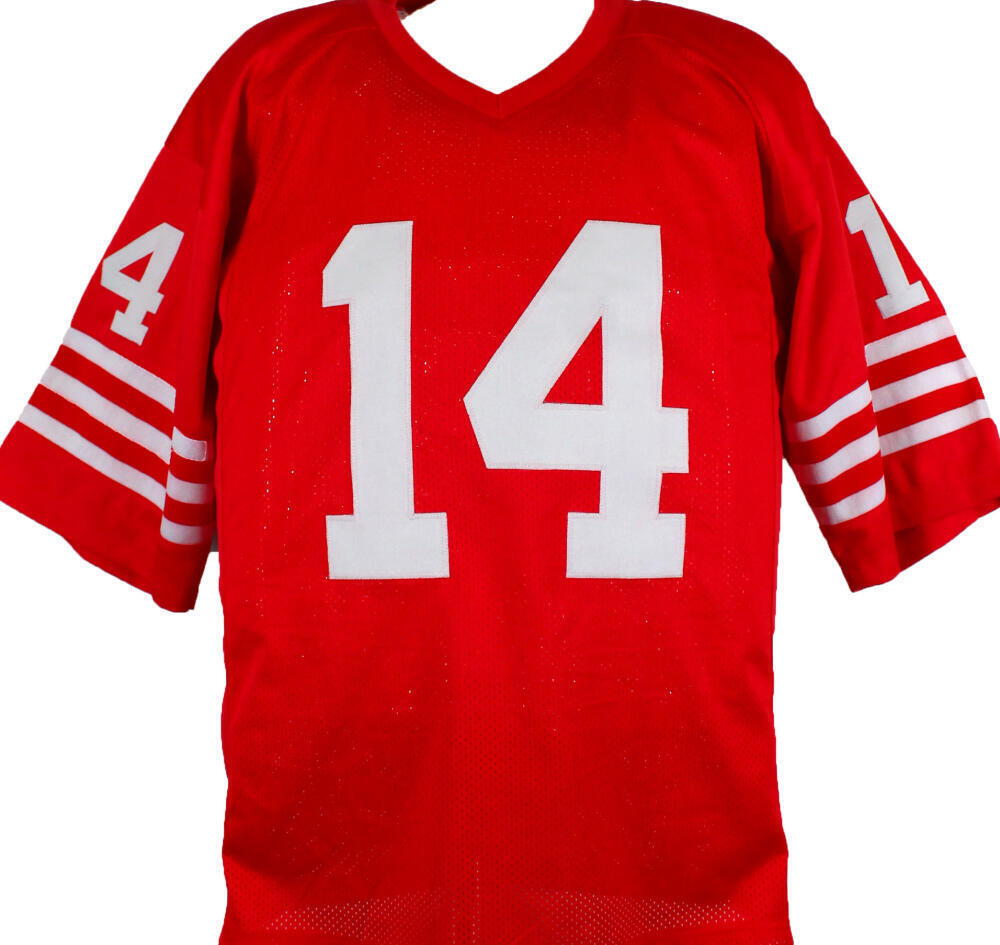 Ray Wersching Autographed Red Pro Style Jersey w/14 points SB XVI- Bec –  Super Sports Center