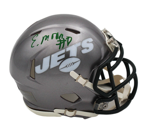 Elijah Moore Signed New York Jets Speed Flash NFL Mini Helmet