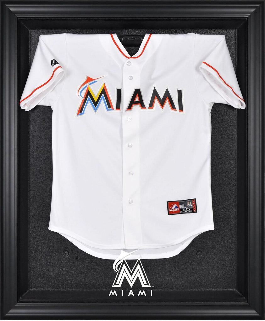 Miami Marlins Black Framed Logo Jersey Display Case Authentic – Super  Sports Center