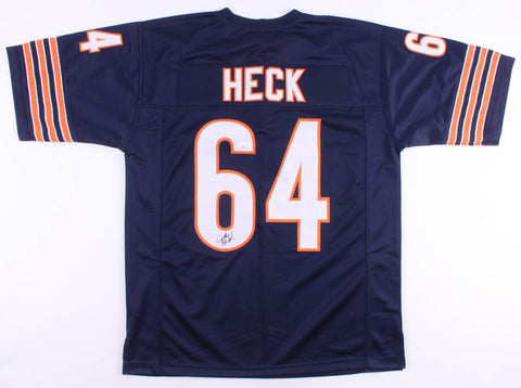 Andy Heck Signed Bears Jersey (JSA COA) Chicago Offensive Tackle (1994-1998)