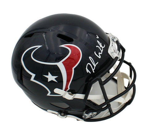 DeShawn Watson Signed Houston Texans Speed Full Size NFL Helmet
