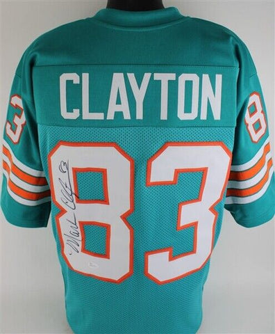 Mark Clayton Signed Miami Dolphins Jersey (JSA COA) 5xPro Bowl Wide Receiver