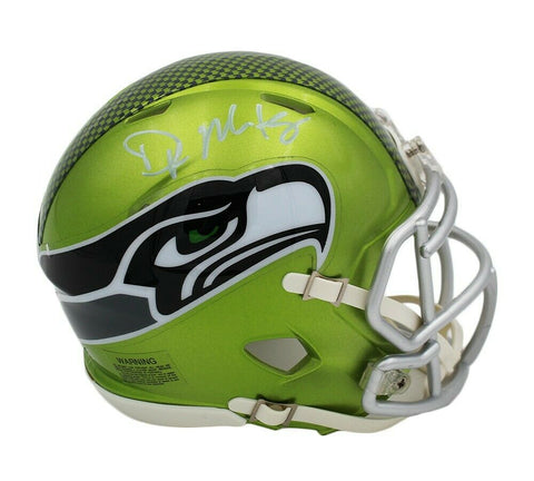 DK Metcalf Signed Seattle Seahawks Speed Flash NFL Mini Helmet