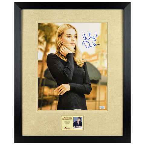 Margot Robbie Autographed Once Upon a Time 11x14 Sharon Tate Framed Photo