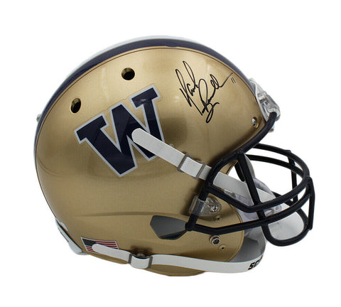 Mark Brunell Signed Washington Football Team Schutt Full Size Gold NFL Helmet