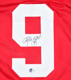 Robbie Gould Autographed Red Pro Style Jersey- Beckett W Hologram *Black
