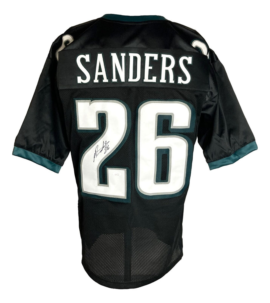Miles Sanders Signed Custom Black Pro-Style Football Jersey JSA