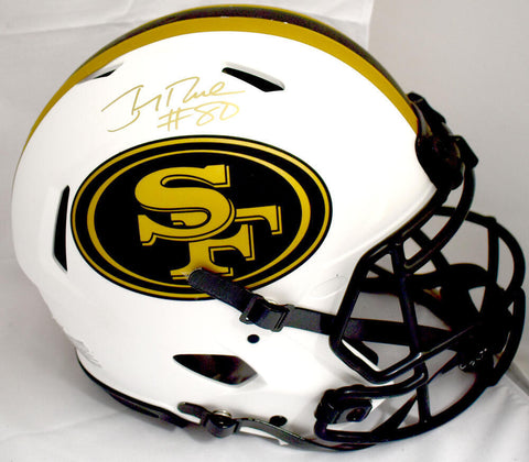 Jerry Rice Signed San Francisco 49ers F/S Lunar Speed Authentic Helmet- Fanatics