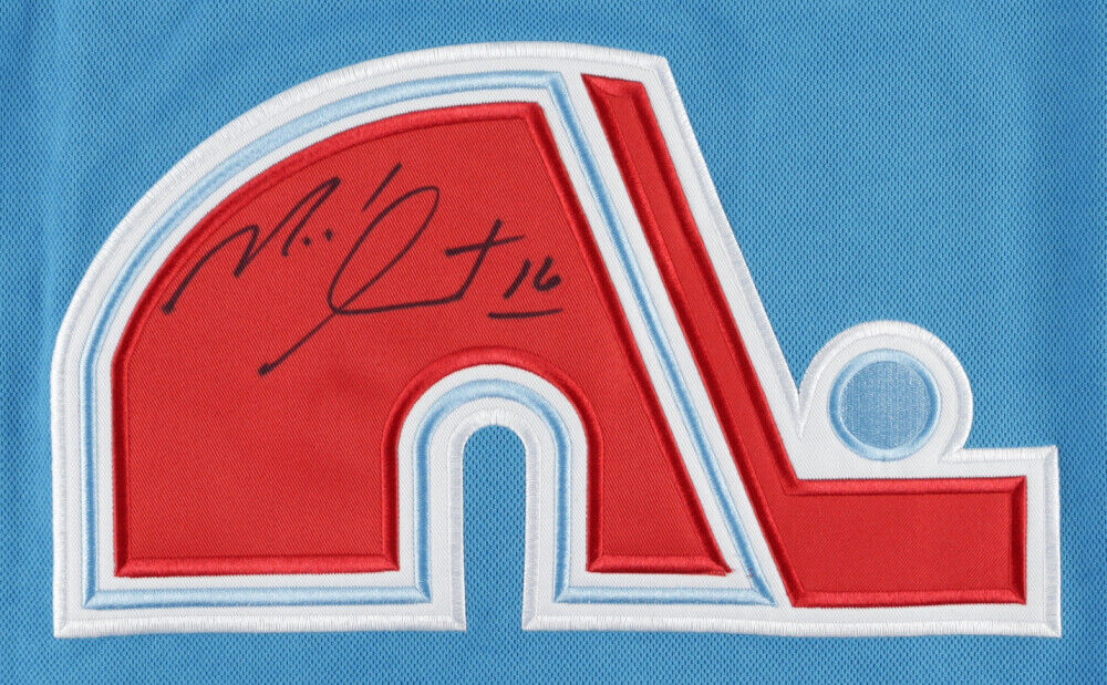 Framed Chicago Blackhawks Michel Goulet Autographed Signed Jersey Beckett  Coa
