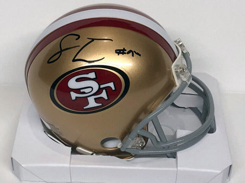 Solomon Thomas Signed San Francisco 49ers Mini Helmet (JSA COA) All Pro D.T.
