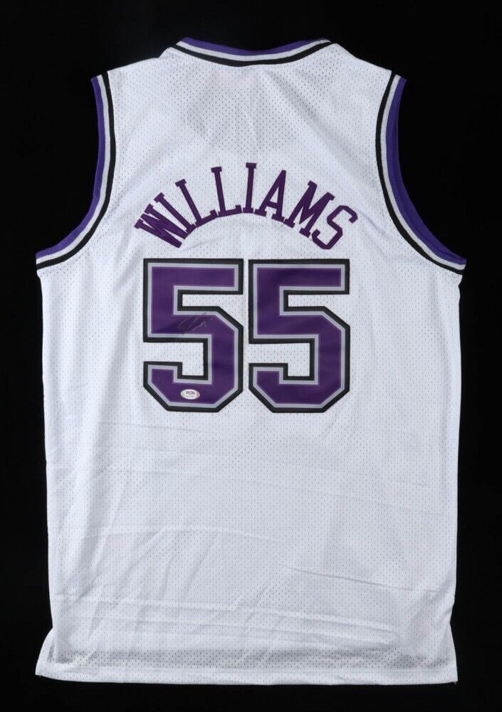 Jason Williams Signed Sacramento Kings Custom White Chocolate Jersey ( –