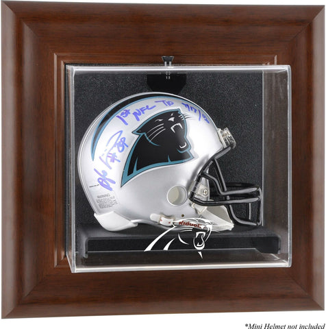 Panthers Mini Helmet Display Case - Brown - Fanatics