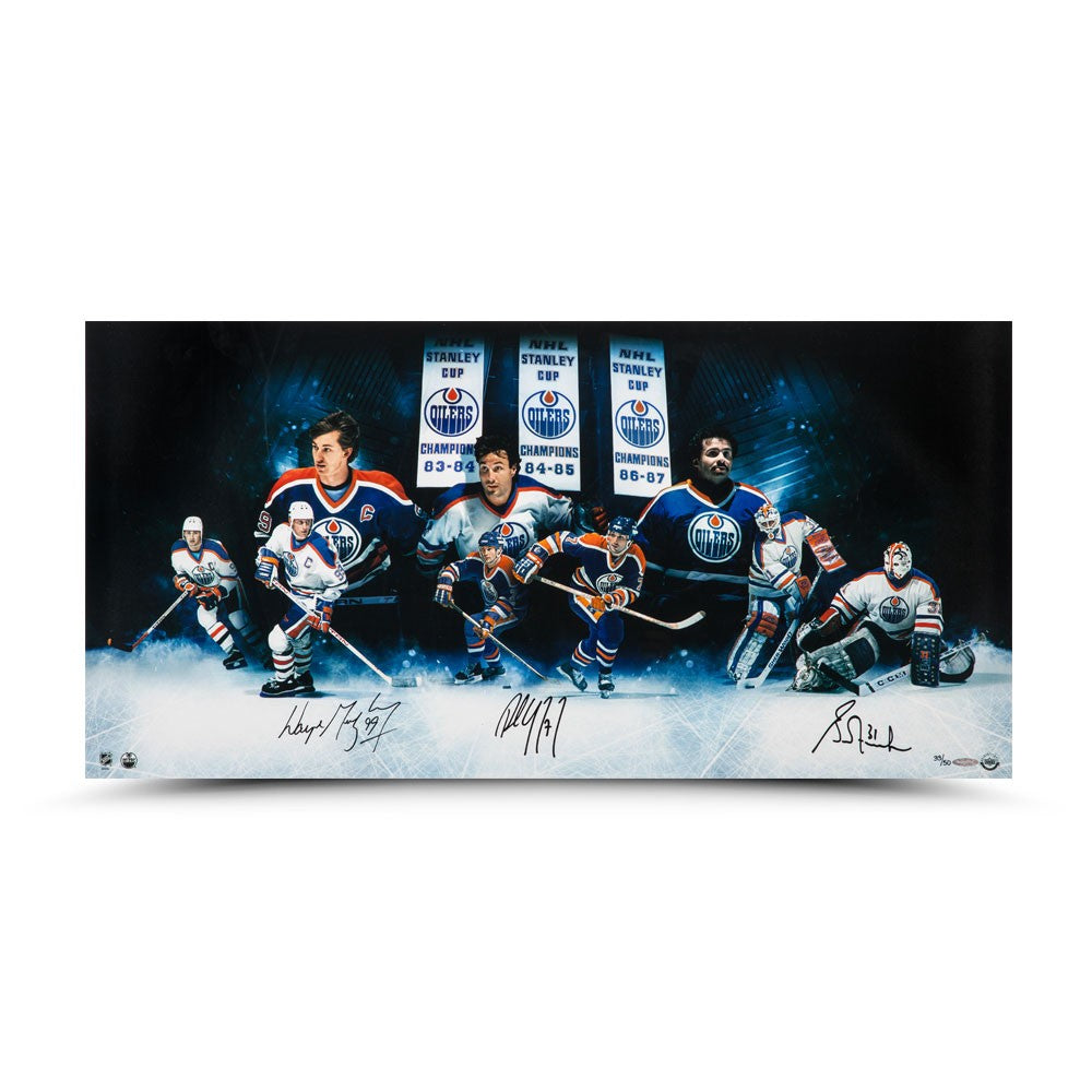Edmonton Oilers Paul Coffey XL Autographed Jersey JSA Authenticated