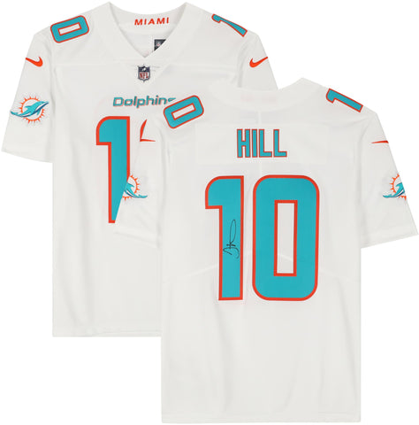 Tyreek Hill Miami Dolphins Autographed Nike White Limited Jersey