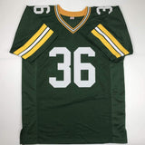 Autographed/Signed NICK COLLINS Green Bay Green Football Jersey PSA/DNA COA Auto