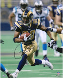 Isaac Bruce Los Angeles Rams Signed 16x20 Vertical Running Photo
