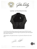 John Daly Authentic Signed Match Worn Dark Gray Ahead Golf Jacket BAS #BH00330