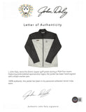 John Daly Authentic Signed Match Worn Gray Etonic Golf Jacket BAS #BH00336