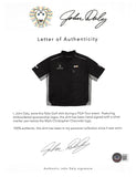 John Daly Authentic Signed Match Worn Black Nike Quarter Zip Shirt BAS #BH00334