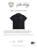 John Daly Authentic Signed Match Worn Blue FOH Polo Shirt BAS #BH00363