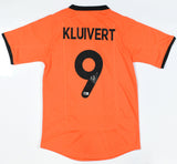Patrick Kluivert Autographed Netherlands Home Soccer Jersey #9-Beckett Holo *M