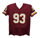 Jonathan Allen Autographed/Signed Pro Style Burgundy XL Jersey Beckett 37714