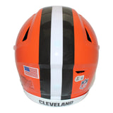Nick Chubb Autographed Cleveland Brown Speedflex Helmet Beckett 44006