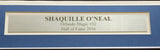 ORLANDO MAGIC SHAQUILLE O'NEAL AUTOGRAPHED FRAMED BLUE JERSEY BECKETT BAS 209453