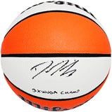 DIANA TAURASI AUTOGRAPHED I/O BASKETBALL PHOENIX MERCURY 3X WNBA CHAMPS BECKETT
