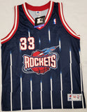 Rockets Scottie Pippen Auto Blue Authentic Starter Jersey Size 52 Beckett