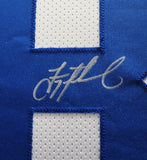 DALLAS COWBOYS TROY AIKMAN AUTOGRAPHED FRAMED WHITE JERSEY BECKETT BAS 206948