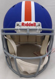 Kyle Pitts Autographed Blue Full Size Authentic Helmet Florida (Cut) Beckett