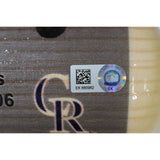 Todd Helton Autographed/Signed Colorado Rockies LE /500 Baseball Bat MLB 49164